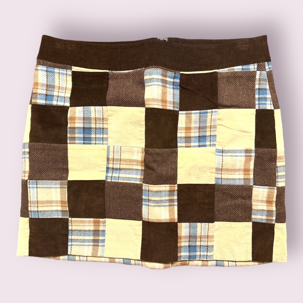Vineyard Vines Plaid Corduroy Skirt size 10 great for fall